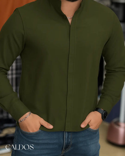 chemise avec fermeture