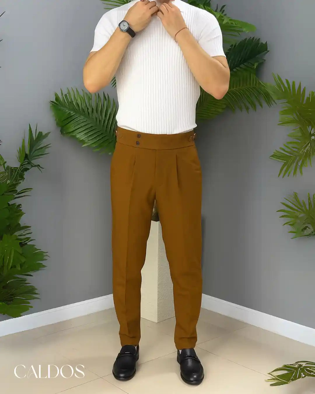 Pantalon et polo tricot