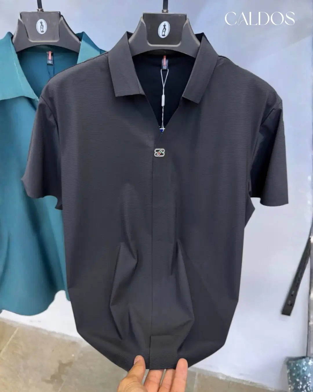 Chemise demi-manches  sans boutons