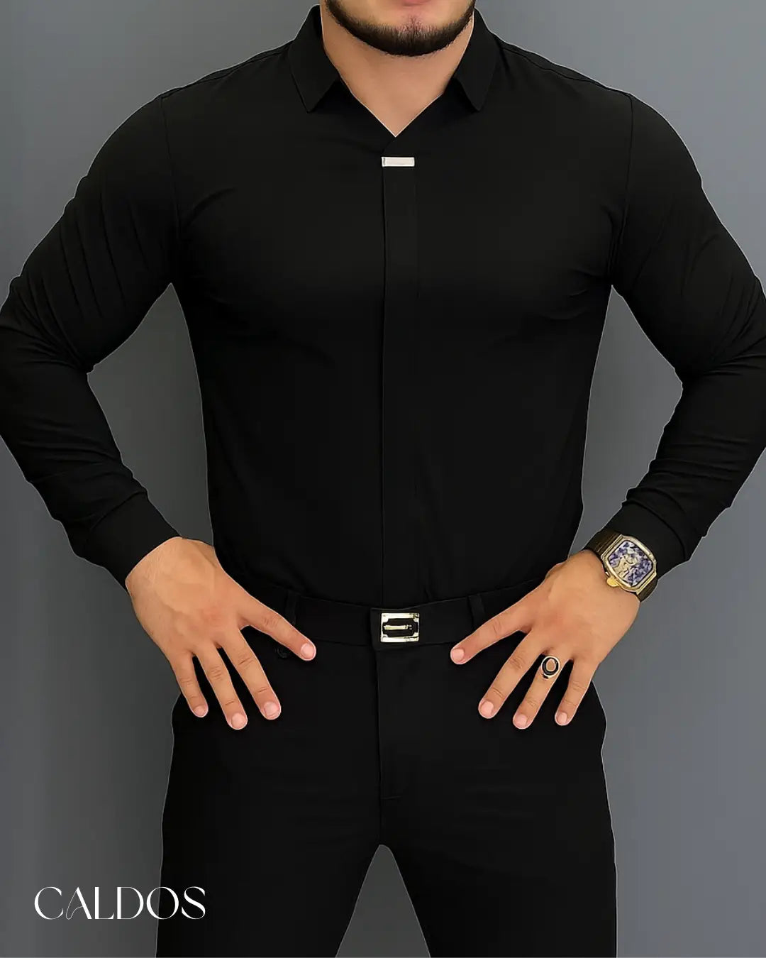 Chemise moderne sans boutons CD