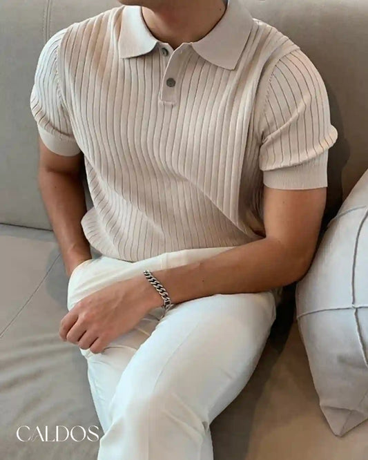 Polo avec patte de boutonnage