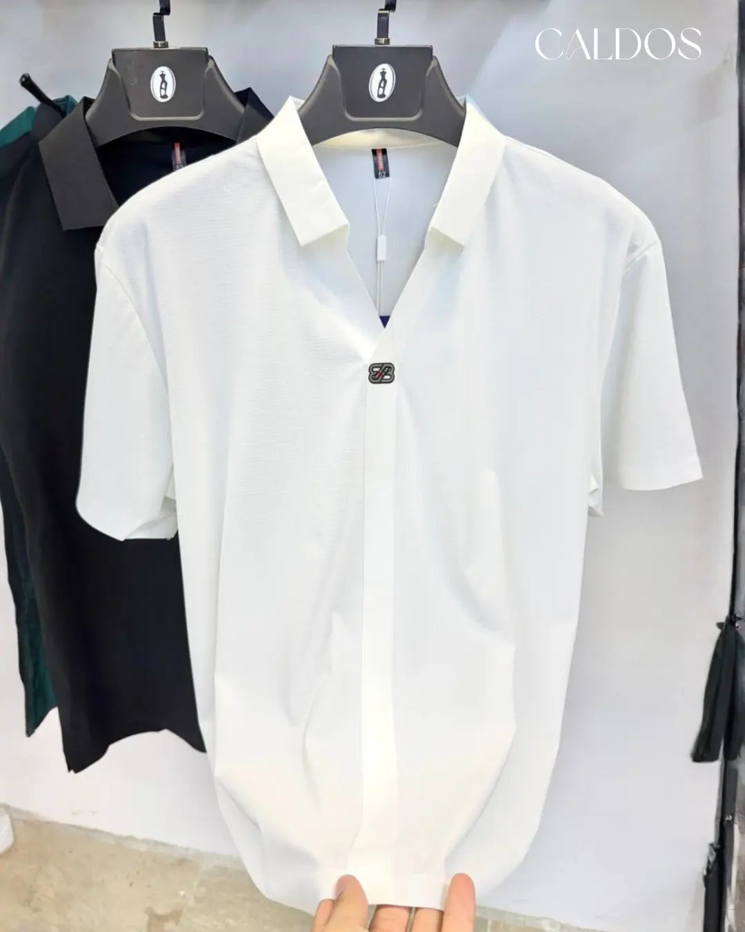 Chemise demi-manches  sans boutons