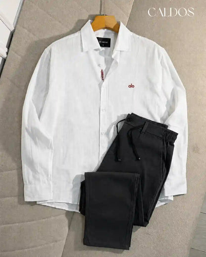 Ensemble Chemise Alo & Pantalon en Lin 100%