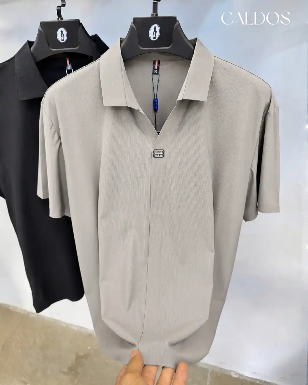 Chemise demi-manches  sans boutons