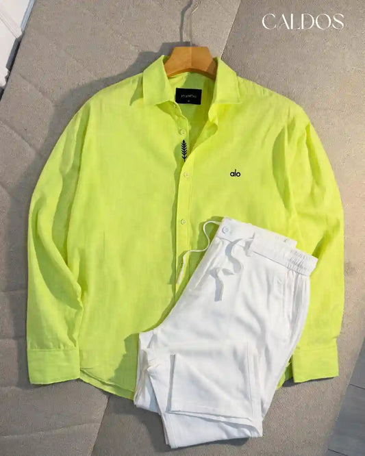 Ensemble Chemise Alo & Pantalon en Lin 100%