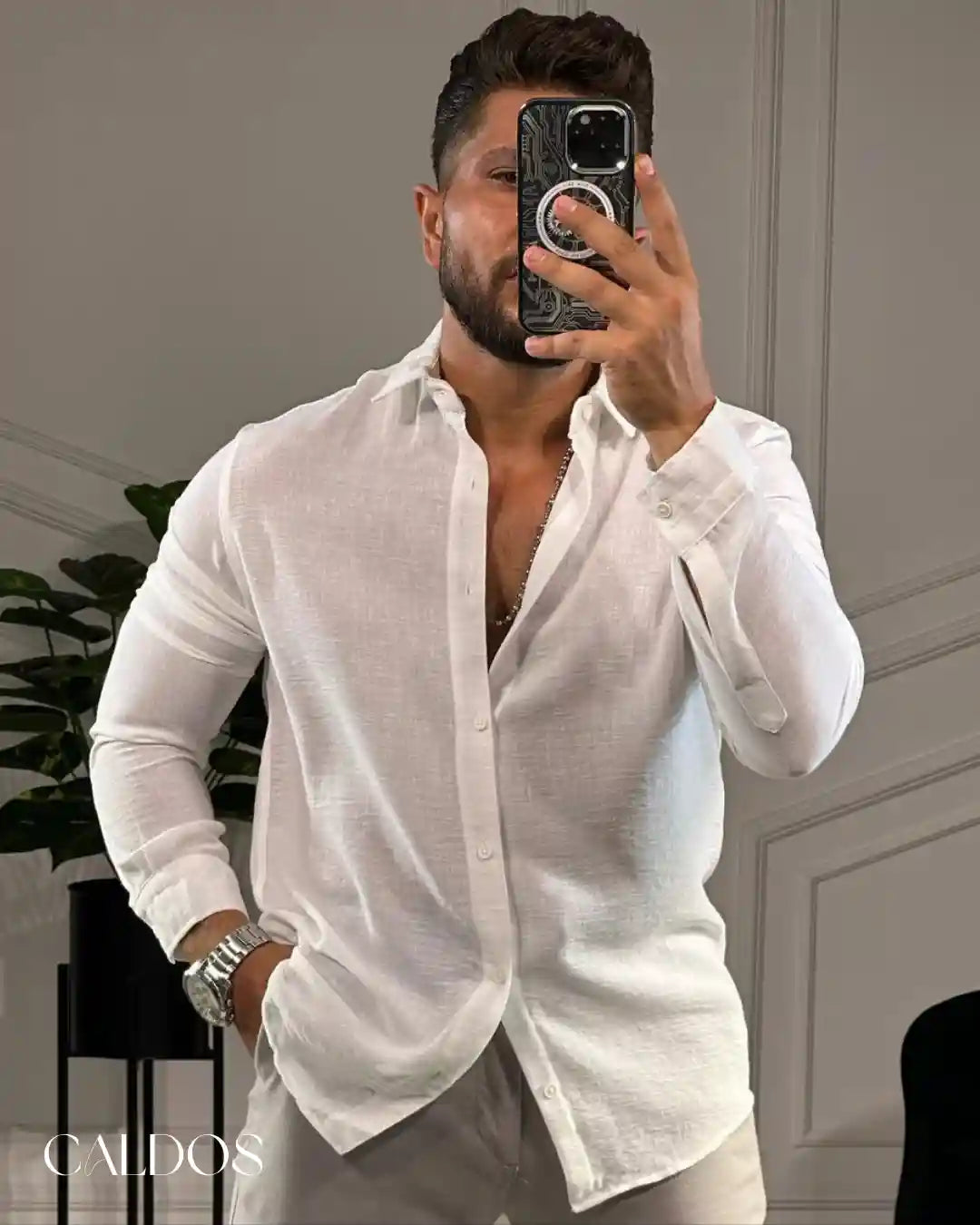 Chemise à manches longues